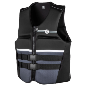 RONIX Men's Covert Black/Charcoal/White CGA Life Vest - Ronix