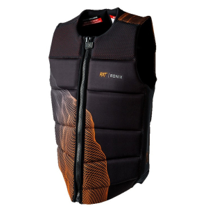 RONIX Men's RXT Electro Orange/Black CE Approved Impact Vest (24423) - Ronix