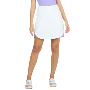 IBKUL Solid 17.5in Straight Skort (28000) - Ibkul