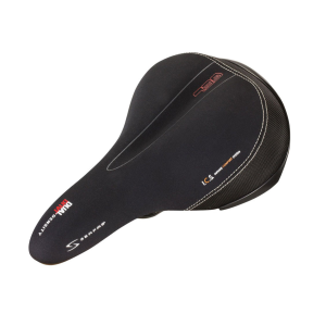 SERFAS Men's Dual Density Comfort Saddle with Lycra Cover (DDM-200) - Serfas