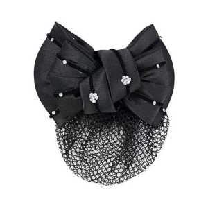 OVATION Premium Black Gem Floral Show Bow (467806BLK-GMF) - Ovation