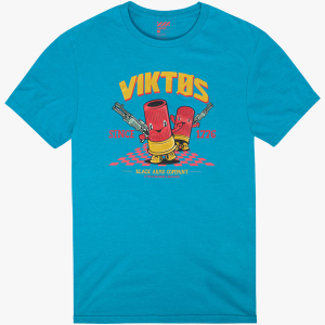 VIKTOS Shotty Turquoise Heather Tee (18154) - Viktos