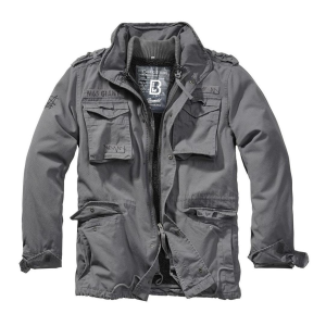 BRANDIT INDIVIDUAL WEAR Men's M65 Premium Black Field Jacket (3101-11002)