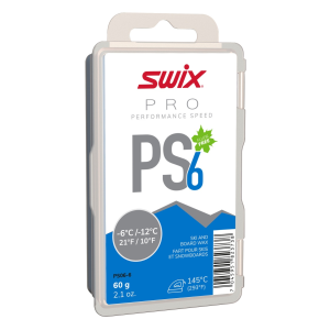 SWIX PS6 Ski Snowboard -6C/-12C Blue Glide Wax (PS06) - Swix