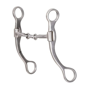 CLASSIC EQUINE Performance Straight 7in Shank Bit with Smooth Bar Dogbone (SSPSBIT7SS29) - Classic Equine