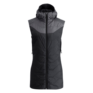 SWIX Women's Infinity Black/Magnet Insulated Long Vest (10145-24-10153) - Swix