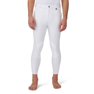 OVATION Mens EuroWeave DX Suede Knee Patch Breeches (464416) - Ovation