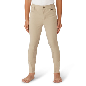 OVATION Boy's EuroWeave 4-Pocket DX Suede Knee Patch Breeches (464974) - Ovation