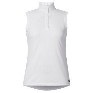 KERRITS Women's Encore White/Bit Of Luck Sleeveless Show Shirt (40376WHT/BITLUCK) - Kerrits