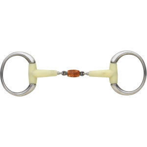 HAPPY MOUTH Contour Double Jointed Copper Roller Round Eggbutt (469594SS) - Happy Mth