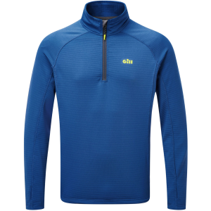 GILL Men's OS Thermal Zip Neck Atlantic Blue Top (1081BLU42) - Gill