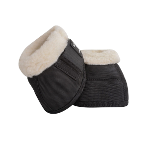 CLASSIC EQUINE Dyno Turn Black Fleece Bell Boots (CDNFBK) - Classic Equine