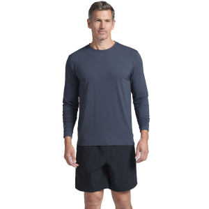 IBKUL Men's Long Sleeve Crewneck T-Shirt (93199) - Ibkul