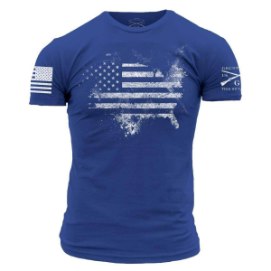 GRUNT STYLE Men's American Acid Short Sleeve Shirt