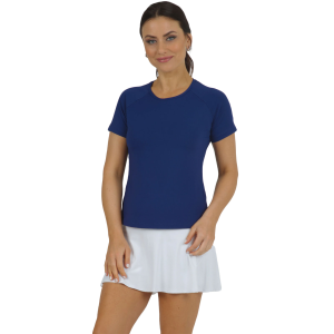IBKUL Women's Solid Short Sleeve Crew Neck (85000) - Ibkul
