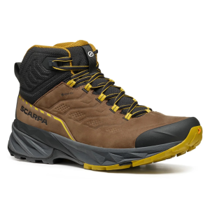 SCARPA Mens Rush 2 Pro Mid GTX Brown/Sulphur Boots (63134/200-BrnSul)