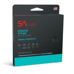 SCIENTIFIC ANGLERS Sonar Titan 3D Sink 3 /5/7 Olive/Charcoal/Black Fly Line - Scientific Anglers