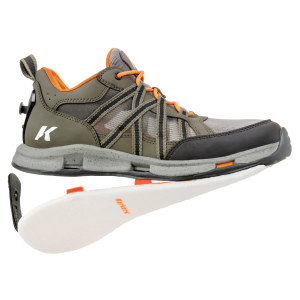 KORKERS Men's All Axis Shoes w/ Felt Soles (OS4500BK) - Korkers