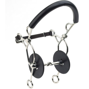 HAPPY MOUTH Jointed Hollow Hackamore Bit (467529SS) - Happy Mth