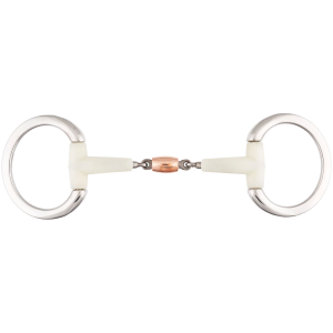 HAPPY MOUTH Contour Double Jointed Copper Roller Flat Eggbutt (469596SS) - Happy Mth