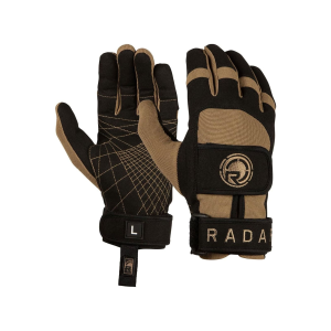 RADAR Podium Black/Gold Gloves - Radar