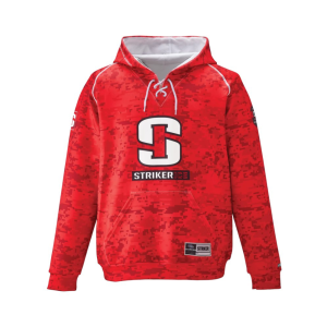 STRIKER ICE Men's Hockey Camo Red Hoody (91621) - Striker Ice