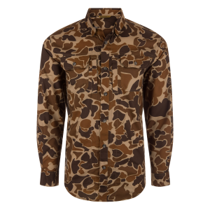 DRAKE Men's EST Wingshooter Trey Long Sleeve Shirt (DW0093)