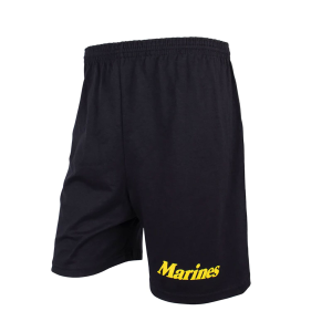 FOX OUTDOOR Men's Marines Black/Yellow Running Shorts (64-798) - Fox Outdoor