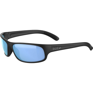 BOLLE Anaconda Black Matte/Sky Blue Polarized Sunglasses (BS027008) - Bolle