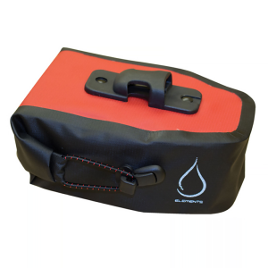 SERFAS Monsoon Waterproof Roll Top Red Saddle Bag (SBWP) - Serfas