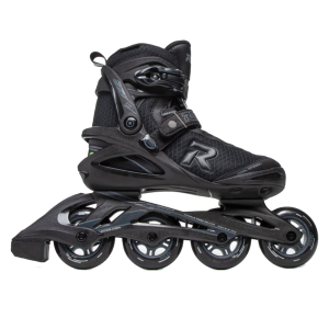 ROCES Icon Black/Dark Charcoal Inline Skates (ICON-400821-00003) - Roces