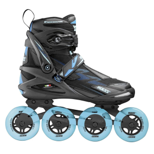 ROCES Women's Helium II TIF Black/Azure Inline Skates (HELIUM-400872-00001) - Roces