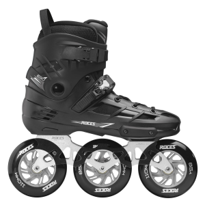 ROCES Ego 3X110 TIF Black/Silver Inline Skates (EGO-400848-00001) - Roces