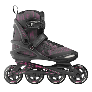ROCES Women's Weft Thread Black/Fuchsia Inline Skates (WEFT-400877-00001) - Roces