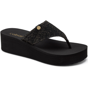 COBIAN Women's Bermuda High Black Sandals (BEH25-001) - Cobian