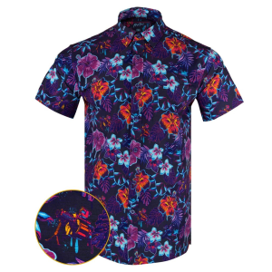 RETRO RIFLE Men's Hawaiian Drip SS Shirt (HAWAIIAN) - Retro Rifle