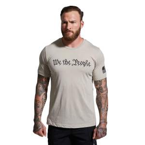 BORN PRIMITIVE We The People Tan Tee (31032-231)