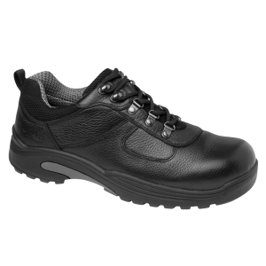 DREW Men's Boulder Black Tumbled Leather Shoes (40920-18) - Drew