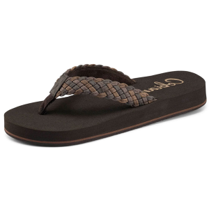 COBIAN Women's Braided Bounce Flip Flop Sandals (BRB10) - Cobian