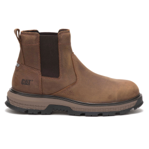 CAT Men's Exposition Chelsea Alloy Toe Pyramid Work Boots (P91369)
