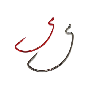 GAMAKATSU 25-Pack Extra Wide Gap Offset Worm Hook