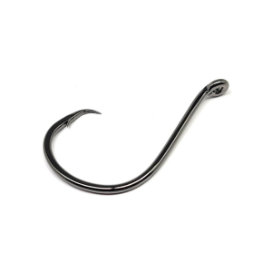 GAMAKATSU 25-Pack Octopus Circle NS Black Offset-Point Hook