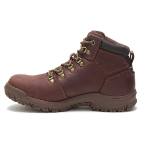 CAT Women's Mae Steel Toe Waterproof Black Work Boots (P91022)