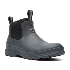 MUCK BOOT COMPANY Mens Rainscape Chelsea 5in Black Dark Shadow Boot (MRSCHM00)