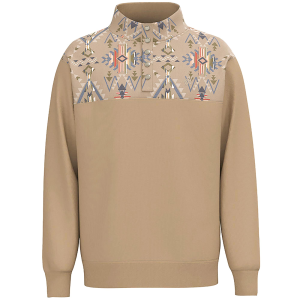 HOOEY Men's Stevie Tan/Altec Pullover (HH2609TNAZ)