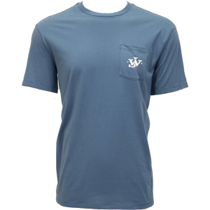HOOEY Men's John Wayne Dark Denim Crew Neck Cotton SS T-Shirt (HT2660DKDE)