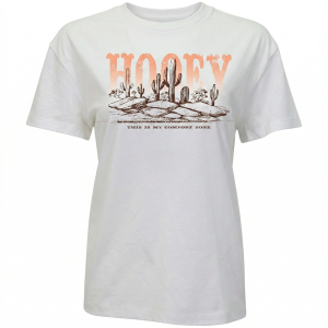 HOOEY Women's Sonora Cream T-Shirt (HT1896CR)