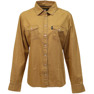 HOOEY Women's Del Denim Tan Chambray Long Sleeve Shirt (HT1878TN)