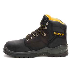 CAT Men's Striver Waterproof Leather Slip-Resistant Electrical Hazard Protection Steel Toe Work Boots