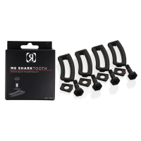 RONIX M6 SharkTooth Set of 4 Black Boot Hardware (219002)